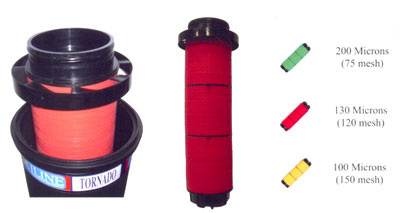Tornado-disc-filter